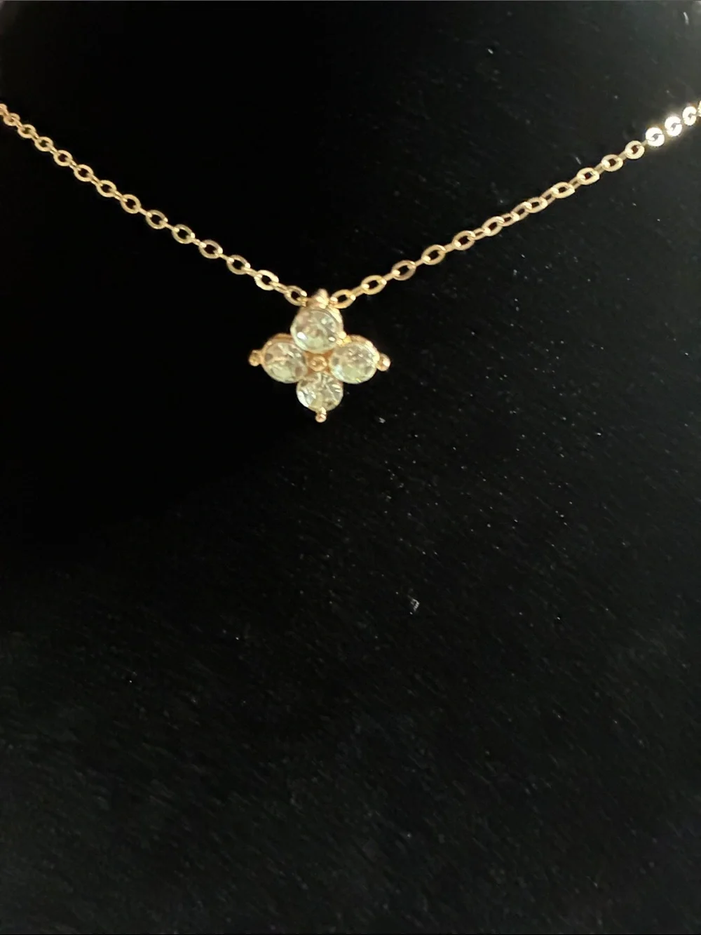 Four-Stone Pendant Necklace - kids Jewelry